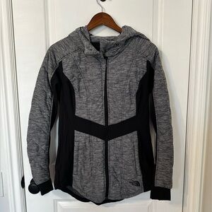 Women’s Grey and Black northface jacket size Medium